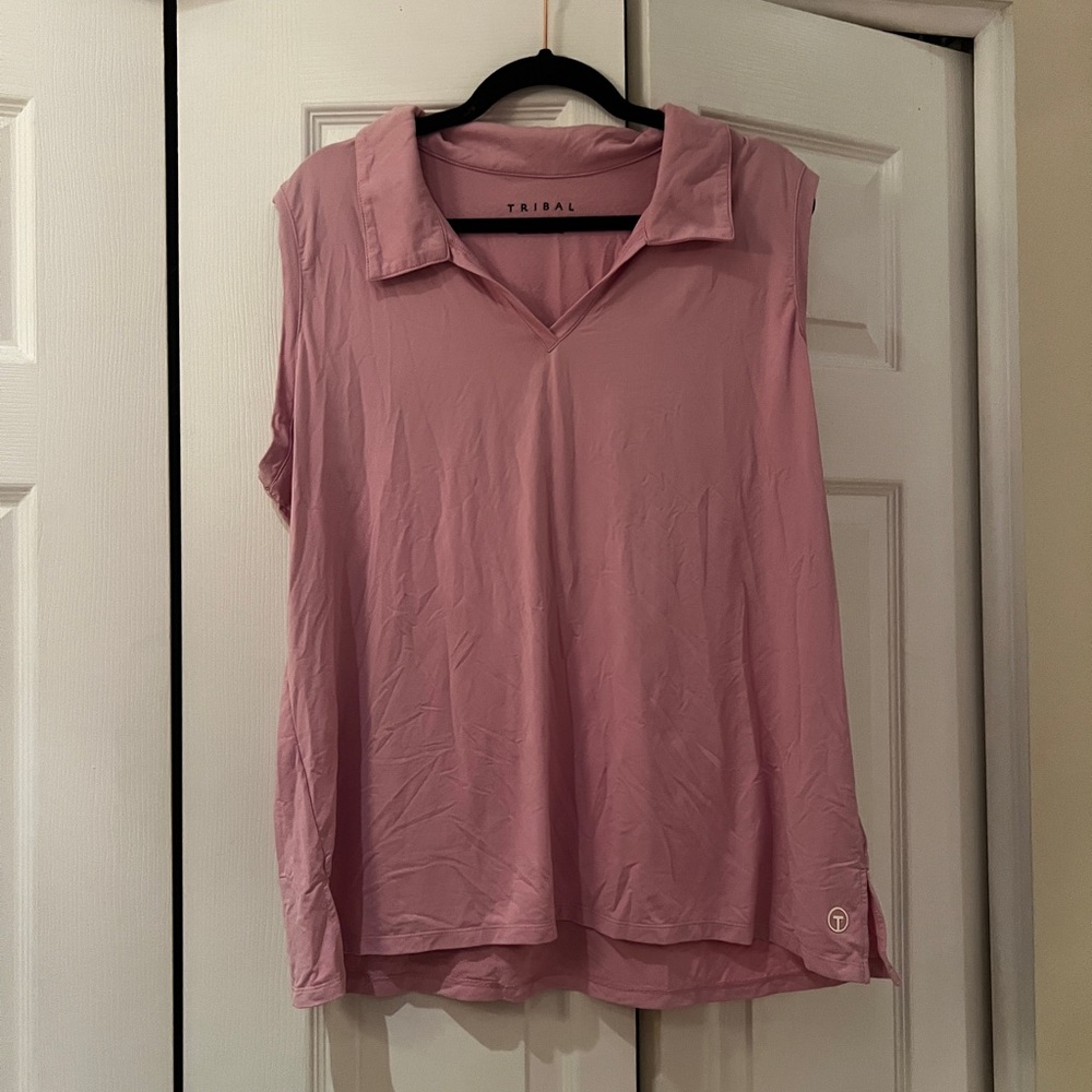 Tribal Soft Pink Blouse